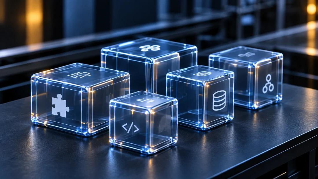 Conjunto de módulos transparentes de software
